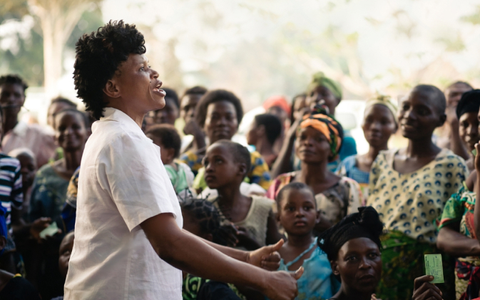 Women leading a community